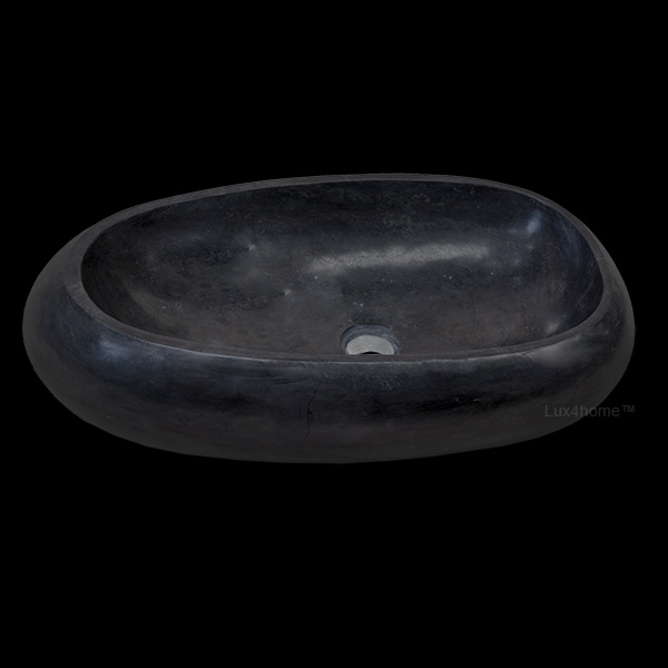 Umywalka marmurowa EGGS SINK Umywalka marmurowa EGGS SINK – widok z przodu