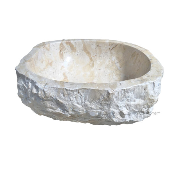 Umywalka marmurowa JURRASIC MARBLE Umywalka marmurowa JURRASIC MARBLE – misa z chropowatą naturalną powierzchnią zewnętrzną