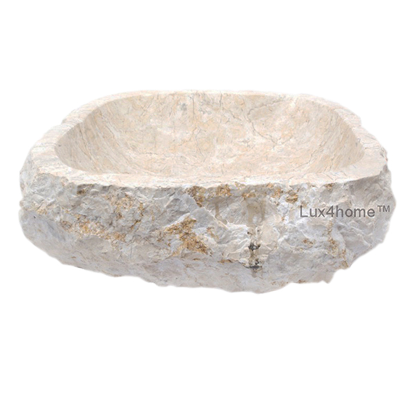 Umywalka marmurowa JURRASIC MARBLE Umywalka marmurowa JURRASIC MARBLE – misa z chropowatą naturalną powierzchnią zewnętrzną