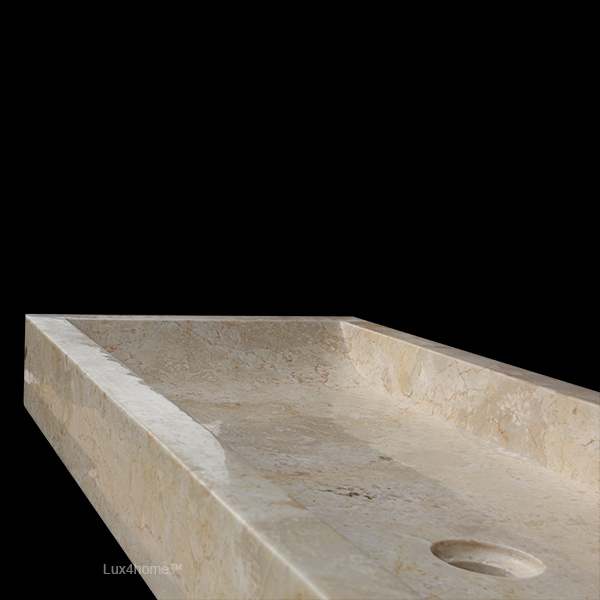 Umywalka marmurowa LAVOIR SMOOTH Cream Umywalka marmurowa LAVOIR SMOOTH Cream – zbliżenie