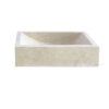 Umywalka marmurowa ORNATUS 308 Cream Umywalka marmurowa ORNATUS 308 Cream – widok z przodu