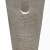 Umywalka wolnostojąca PEDESTAL HAMMERED Cream Umywalka wolnostojąca PEDESTAL HAMMERED Cream – widok tylnej strony z wycięciem instalacyjnym