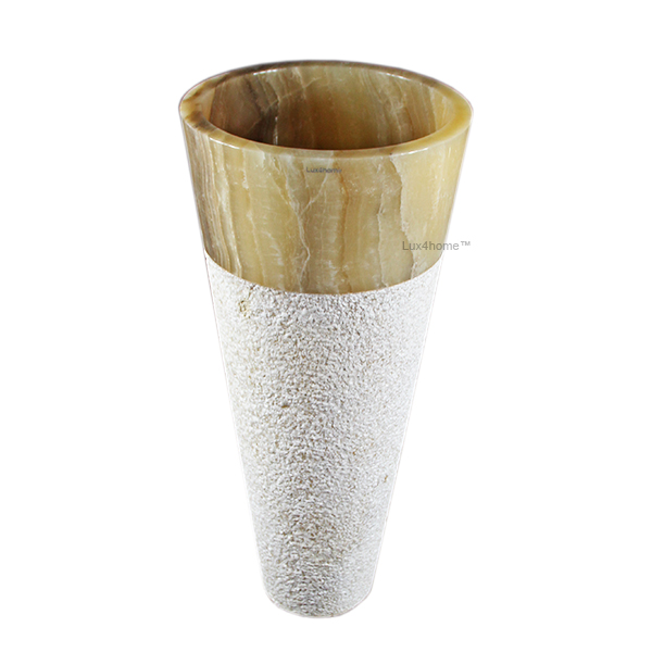 Umywalka wolnostojąca PEDESTAL HAMMERED