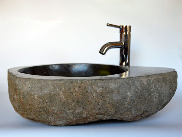Umywalka z kamienia rzecznego LAVABO SLICE Umywalka z kamienia rzecznego LAVABO SLICE