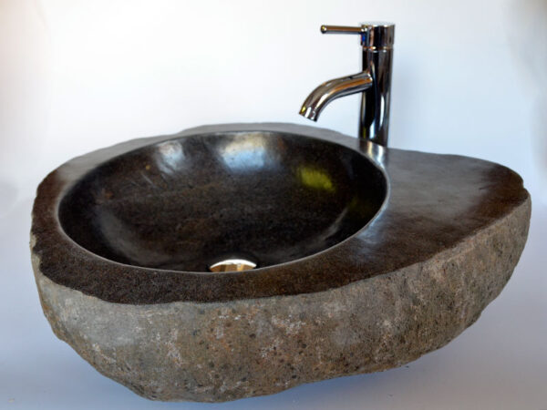 Umywalka z kamienia rzecznego LAVABO SLICE Umywalka z kamienia rzecznego LAVABO SLICE