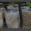 Umywalka z kamienia rzecznego SOLID PEDESTAL Umywalka z kamienia rzecznego SOLID PEDESTAL – grupa umywalek z naturalną powierzchnią zewnętrzną