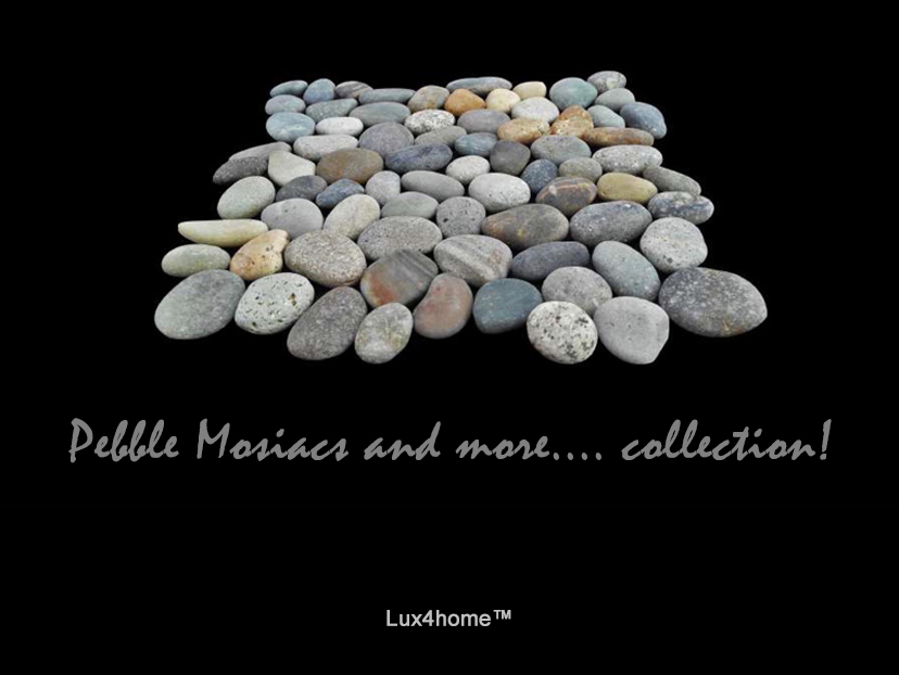 Katalogi 11 Okładka katalogu mozaik Lux4home Pebble Mosaics and more